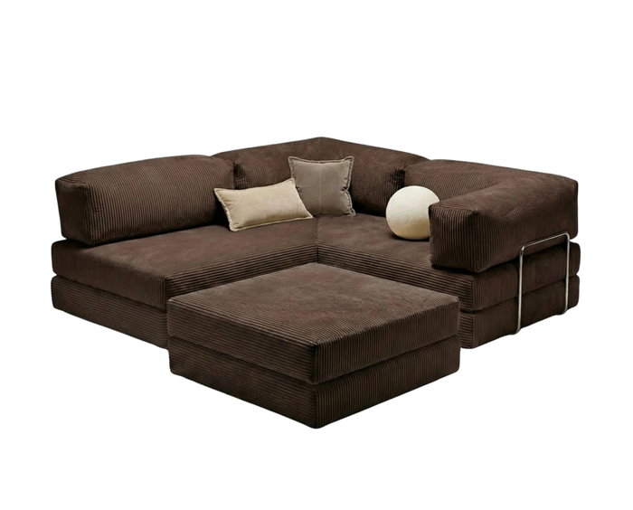 Atelier Del Sofa Kanyon Sofá-Cama Esquinero Marrón Atelier Del Sofa Kanyon Sofá-Cama Esquinero Marrón